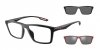 OKULARY KOREKCYJNE EMPORIO ARMANI EA 4189U 50171W 55 ROZMIAR M + NAKŁADKI